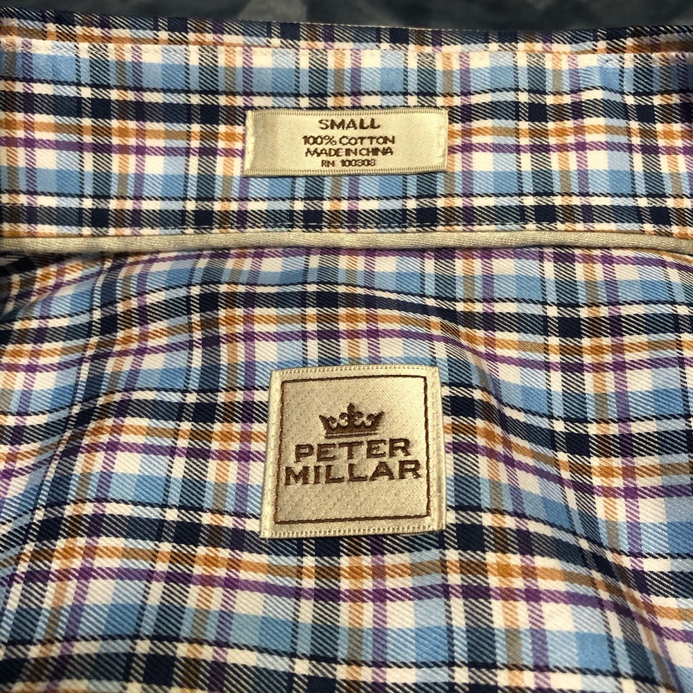Peter Millar Button Down Small - image 2